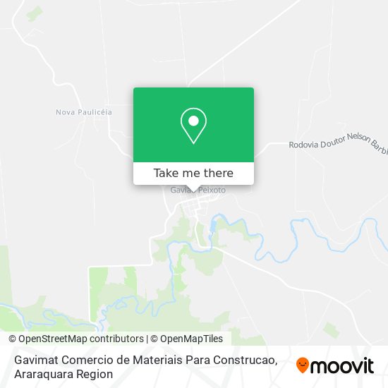 Mapa Gavimat Comercio de Materiais Para Construcao