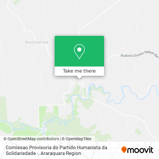 Mapa Comissao Provisoria do Partido Humanista da Solidariedade -