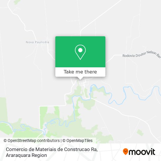 Mapa Comercio de Materiais de Construcao Ra