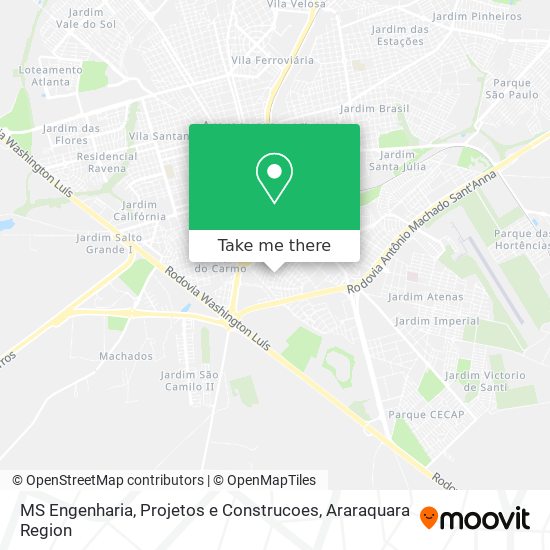 MS Engenharia, Projetos e Construcoes map