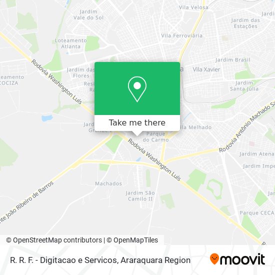 R. R. F. - Digitacao e Servicos map