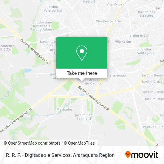 R. R. F. - Digitacao e Servicos map