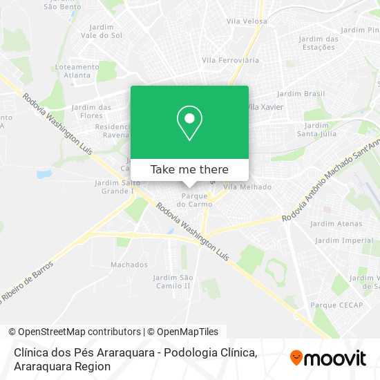 Mapa Clínica dos Pés Araraquara - Podologia Clínica