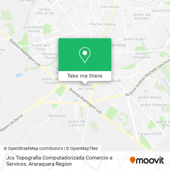 Jcs Topografia Computadorizada Comercio e Servicos map