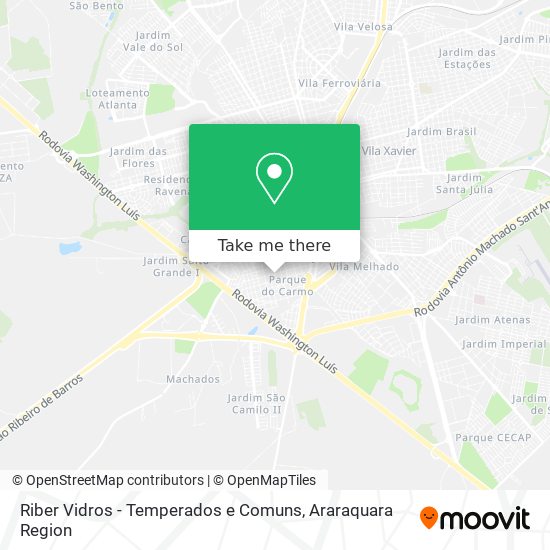 Riber Vidros - Temperados e Comuns map