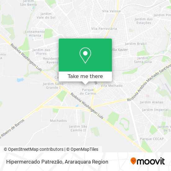 Hipermercado Patrezão map