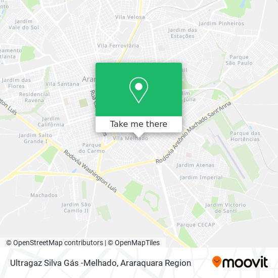 Ultragaz Silva Gás -Melhado map