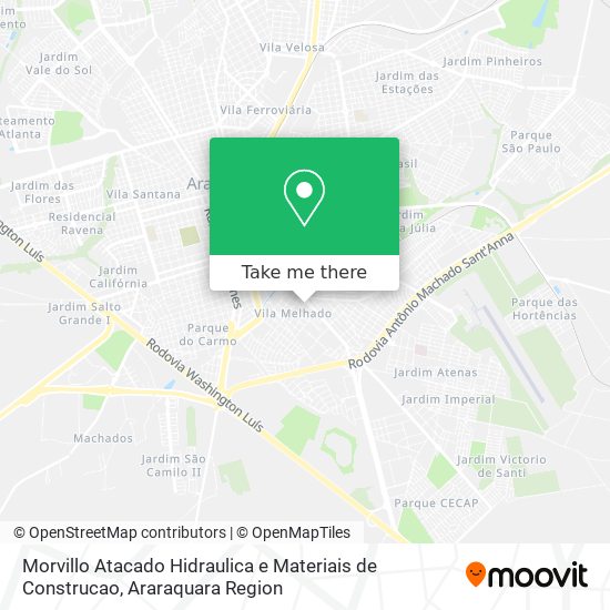 Morvillo Atacado Hidraulica e Materiais de Construcao map