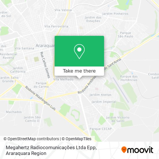 Megahertz Radiocomunicações Ltda Epp map