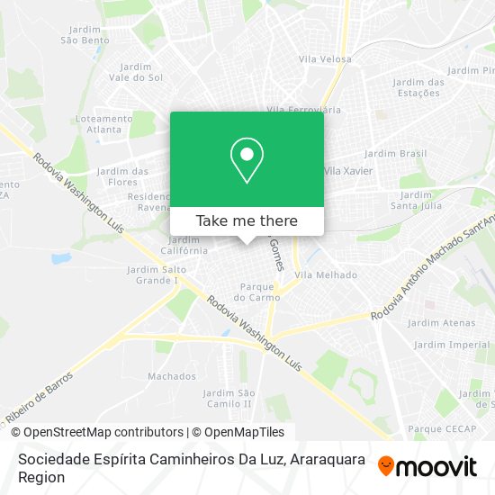 Sociedade Espírita Caminheiros Da Luz map