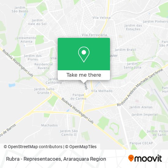 Rubra - Representacoes map