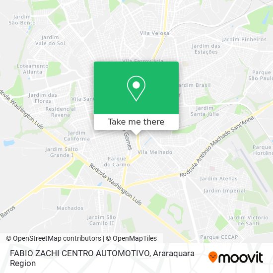 FABIO ZACHI CENTRO AUTOMOTIVO map