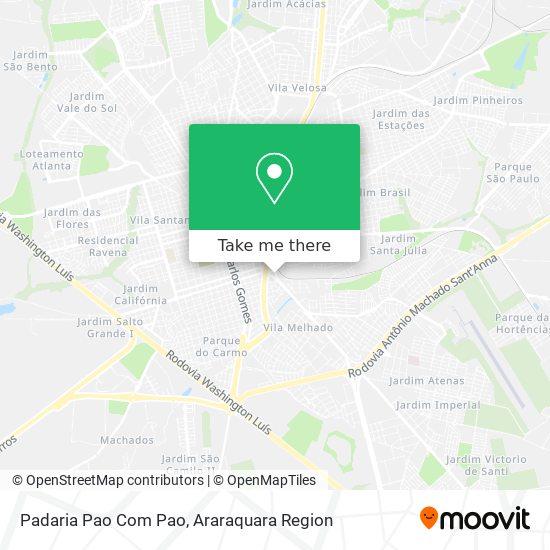 Padaria Pao Com Pao map