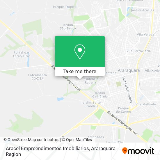 Aracel Empreendimentos Imobiliarios map