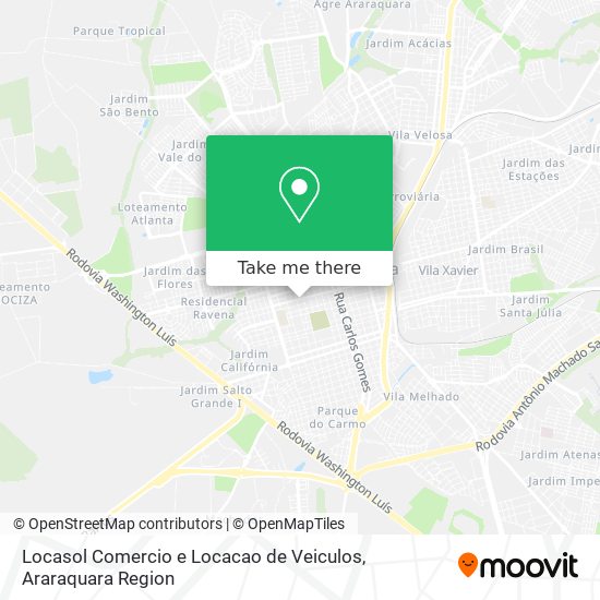 Locasol Comercio e Locacao de Veiculos map