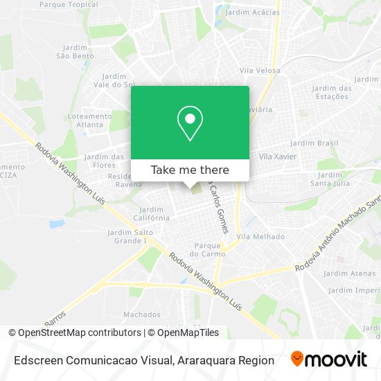 Edscreen Comunicacao Visual map