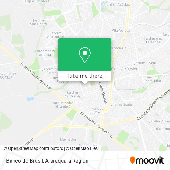 Banco do Brasil map