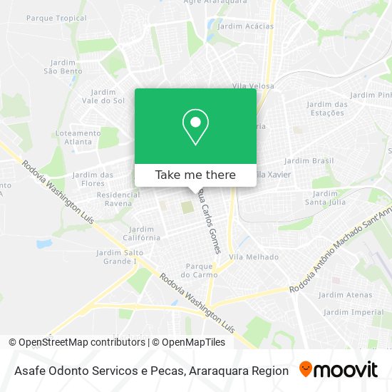 Asafe Odonto Servicos e Pecas map