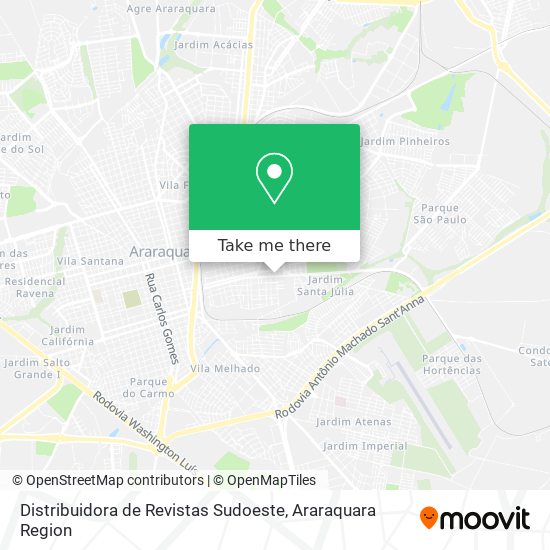 Distribuidora de Revistas Sudoeste map