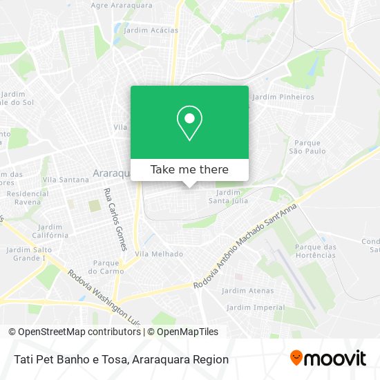 Tati Pet Banho e Tosa map