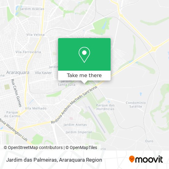 Jardim das Palmeiras map