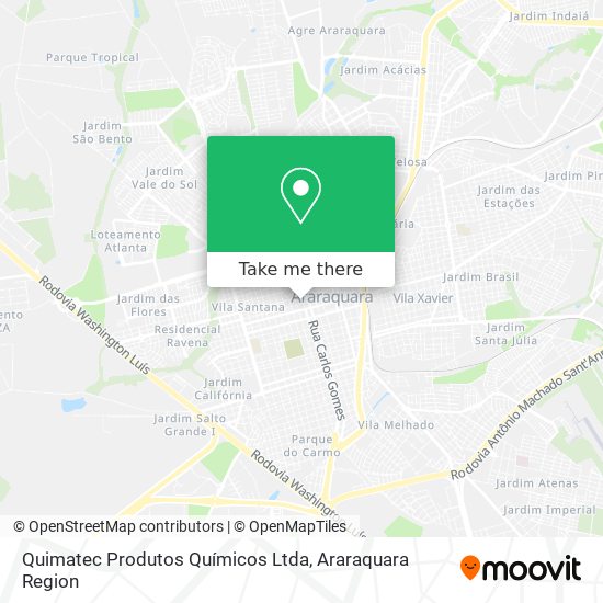 Mapa Quimatec Produtos Químicos Ltda