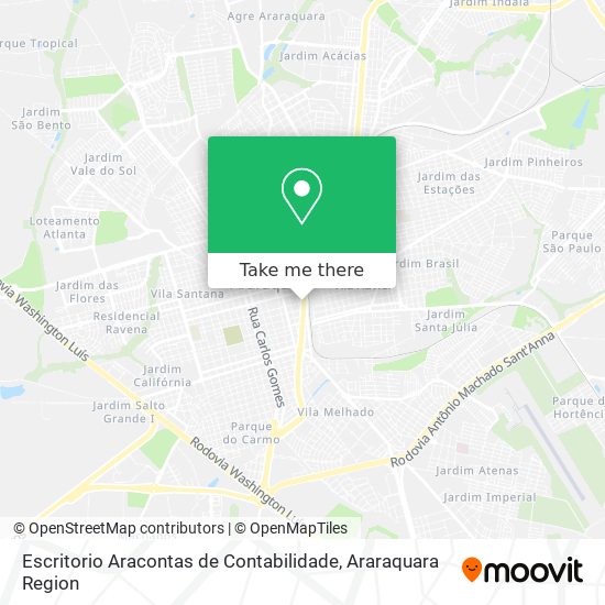 Escritorio Aracontas de Contabilidade map