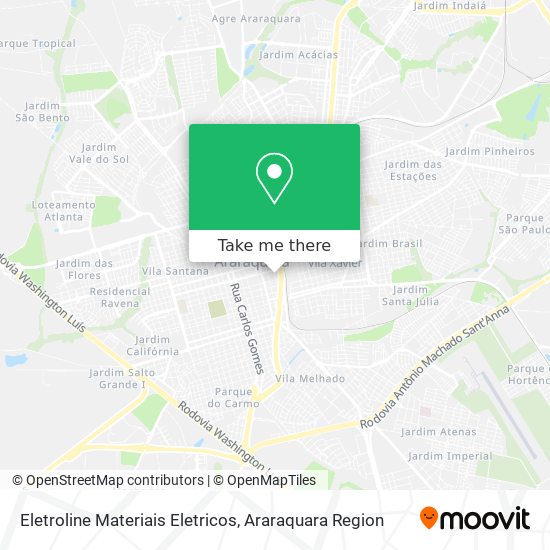 Eletroline Materiais Eletricos map