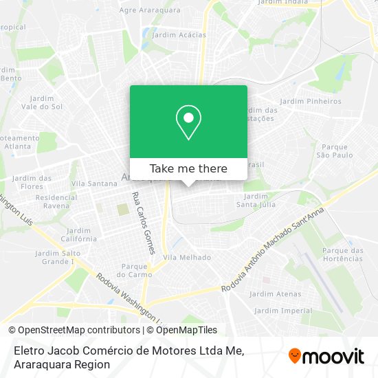 Eletro Jacob Comércio de Motores Ltda Me map