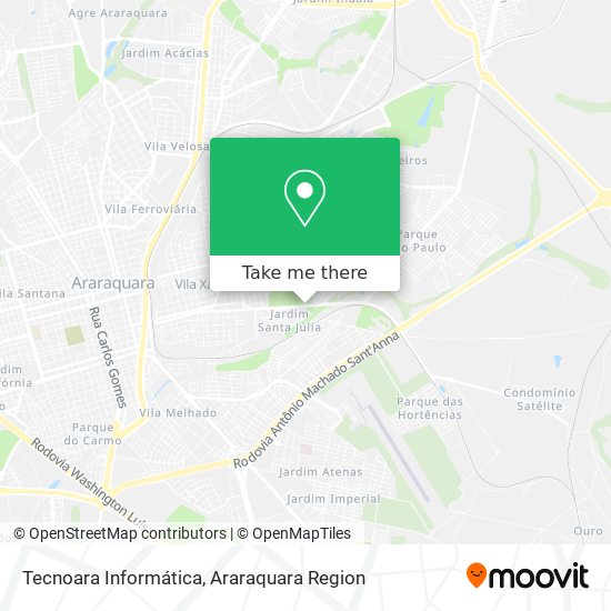 Tecnoara Informática map