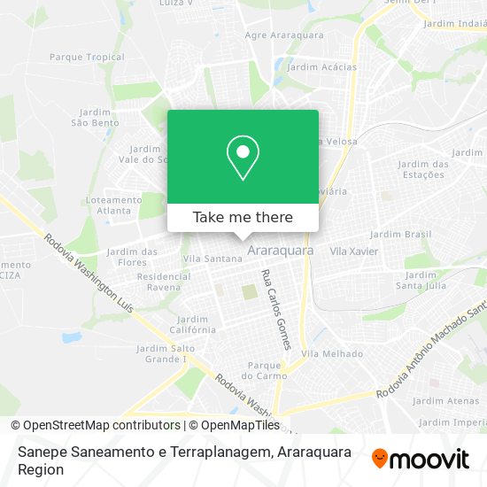 Sanepe Saneamento e Terraplanagem map
