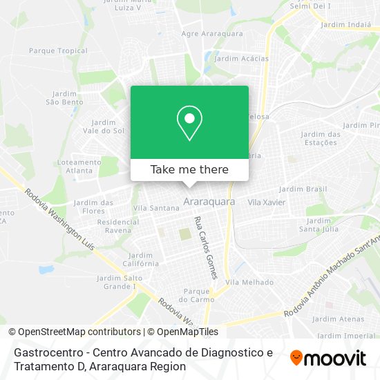 Gastrocentro - Centro Avancado de Diagnostico e Tratamento D map