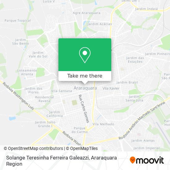 Solange Teresinha Ferreira Galeazzi map