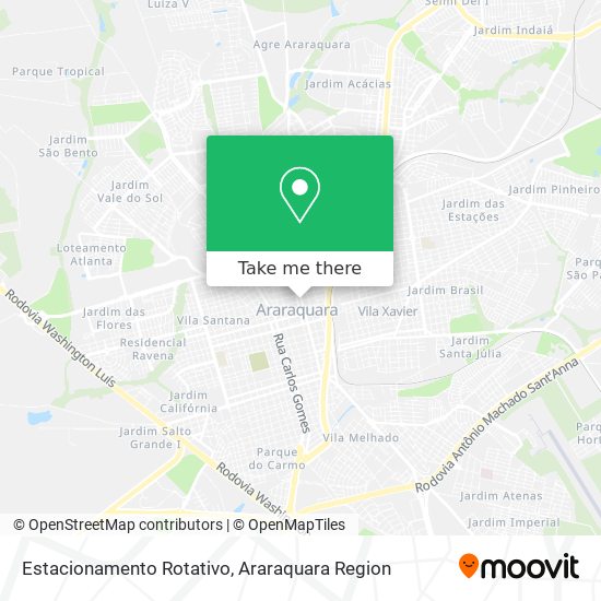 Estacionamento Rotativo map