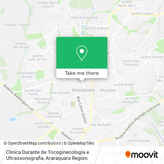 Clinica Durante de Tocoginecologia e Ultrassonografia map