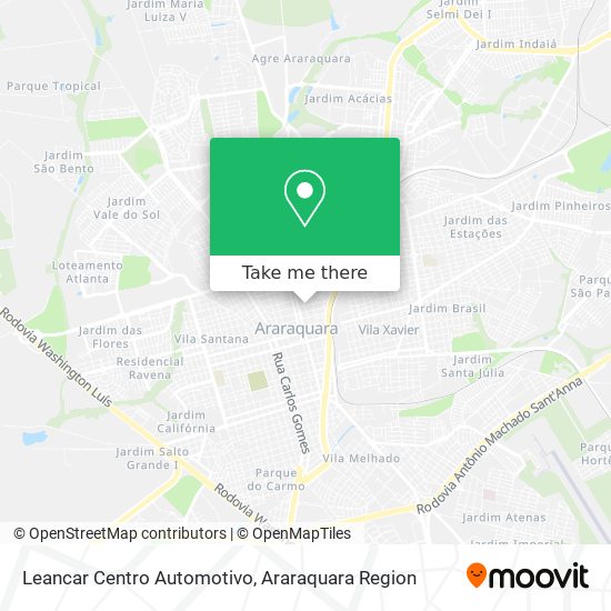 Leancar Centro Automotivo map