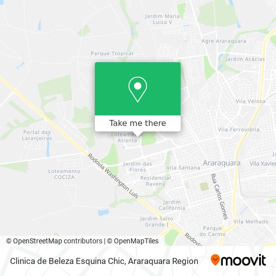 Clinica de Beleza Esquina Chic map