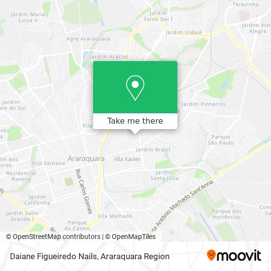 Daiane Figueiredo Nails map