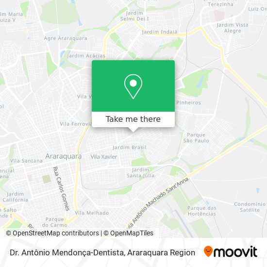 Dr. Antônio Mendonça-Dentista map