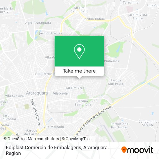 Ediplast Comercio de Embalagens map