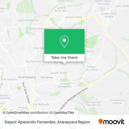 Dejacir Aparecido Fernandes map