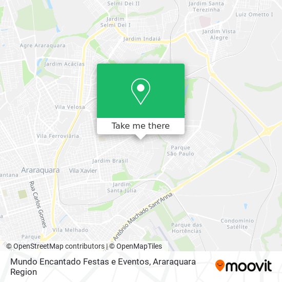 Mundo Encantado Festas e Eventos map