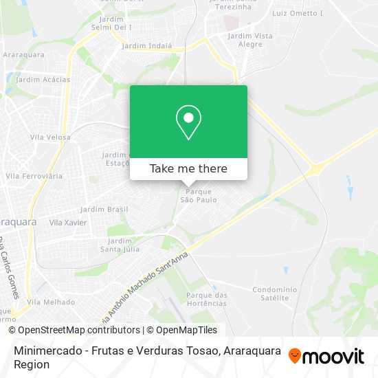 Minimercado - Frutas e Verduras Tosao map