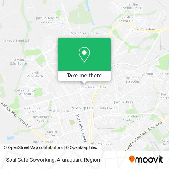 Soul Café Coworking map