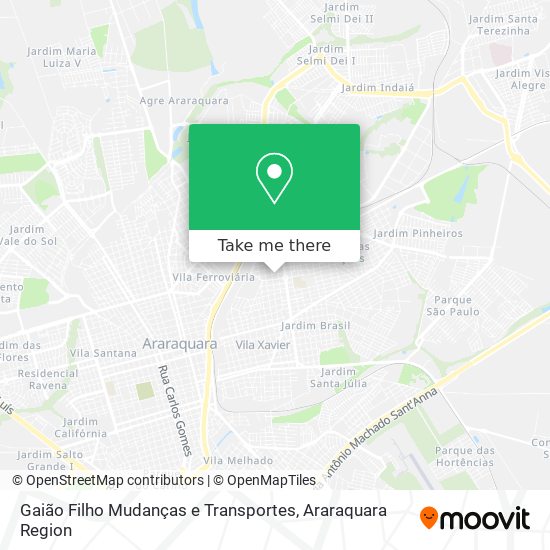 Gaião Filho Mudanças e Transportes map