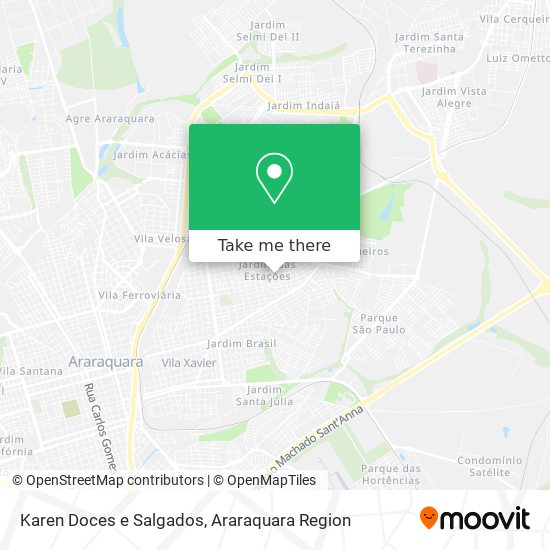 Karen Doces e Salgados map