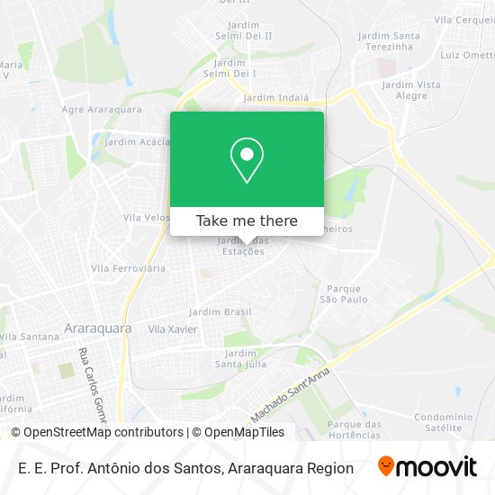 E. E. Prof. Antônio dos Santos map