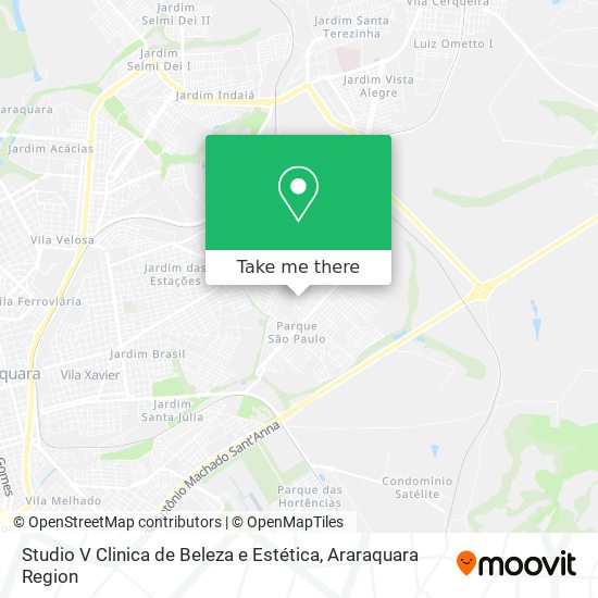 Studio V Clinica de Beleza e Estética map