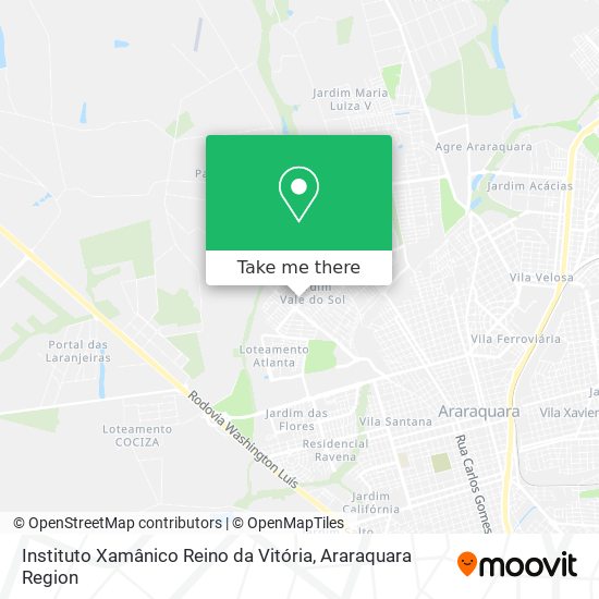 Instituto Xamânico Reino da Vitória map