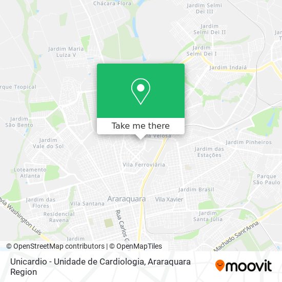 Mapa Unicardio - Unidade de Cardiologia